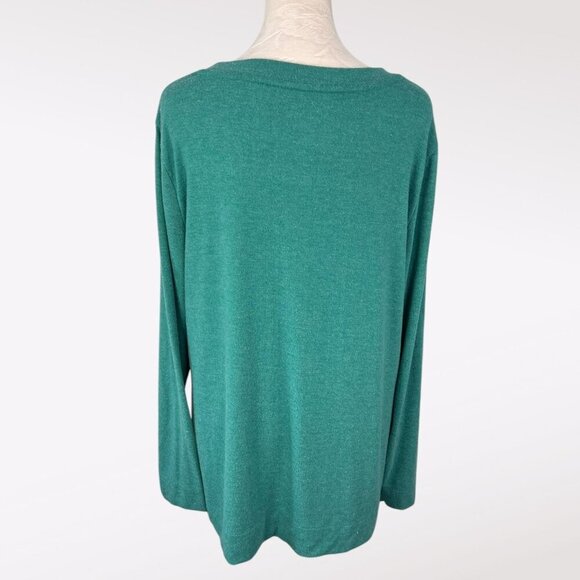 Croft & Barrow Extra Cozy Pullover Long Sleeve Top Lightweight Large - Picture 5 of 9